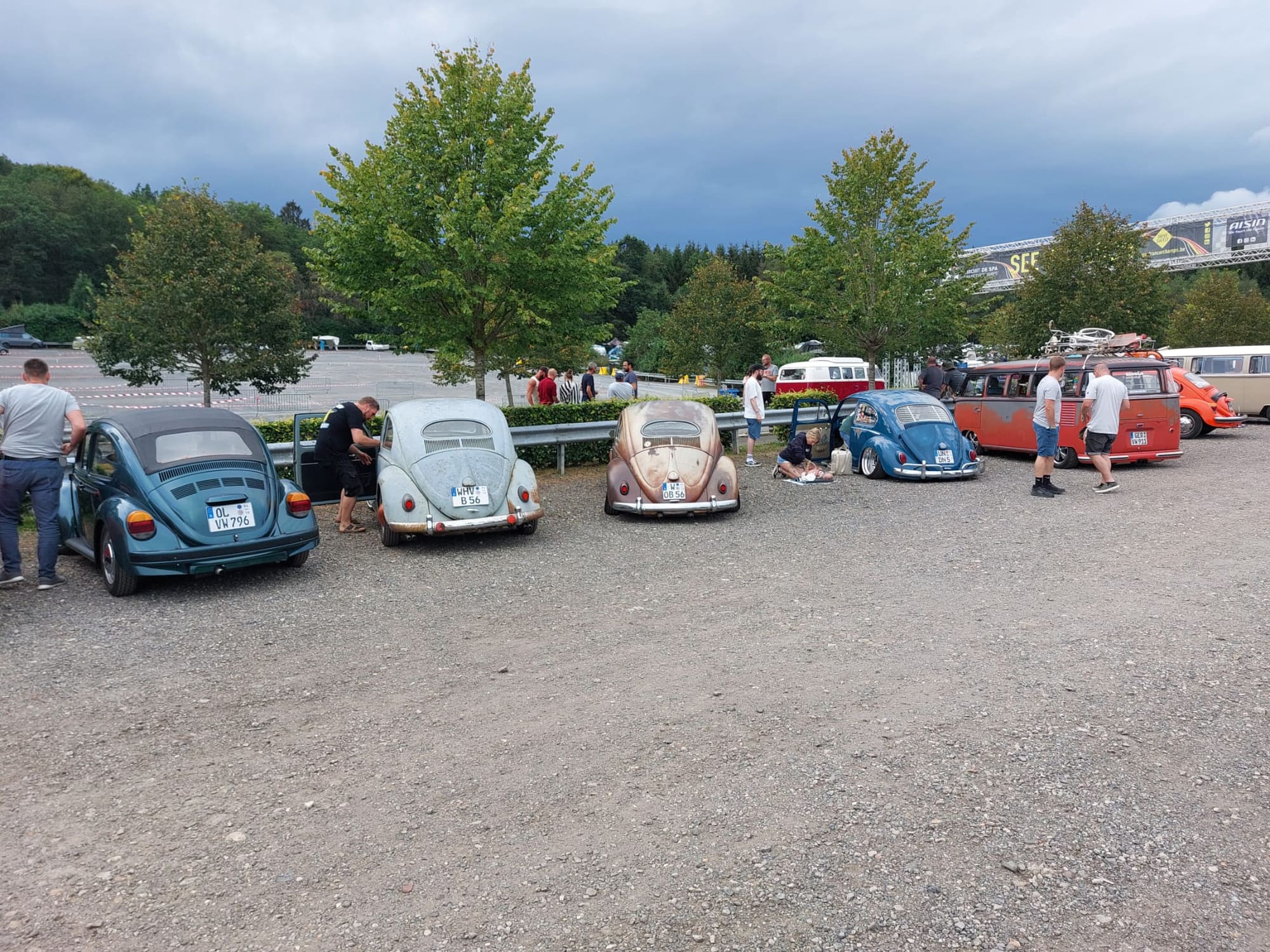 Aircooled Volkswagens at Le Bug Show 2024, Spa Francorchamps.