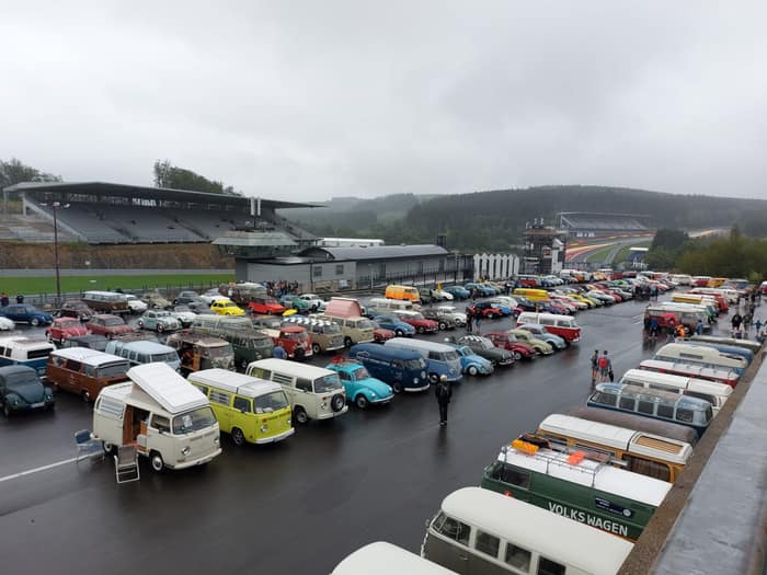 Aircooled Volkswagens at Le Bug Show 2024, Spa Francorchamps.