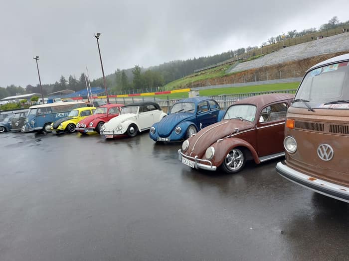 Aircooled Volkswagens at Le Bug Show 2024, Spa Francorchamps.