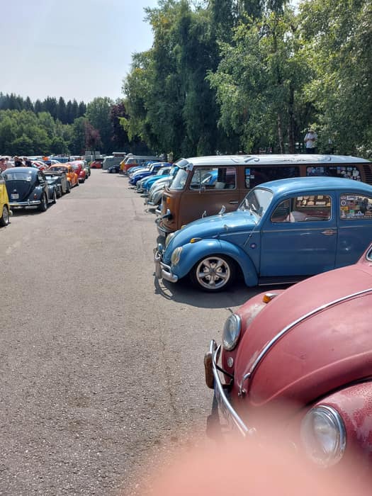 Aircooled Volkswagens at Le Bug Show 2025, Spa Francorchamps.