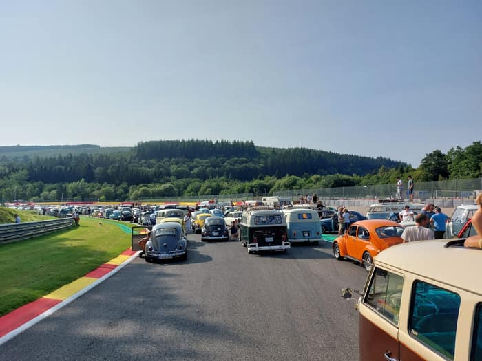 Aircooled Volkswagens at Le Bug Show 2025, Spa Francorchamps.