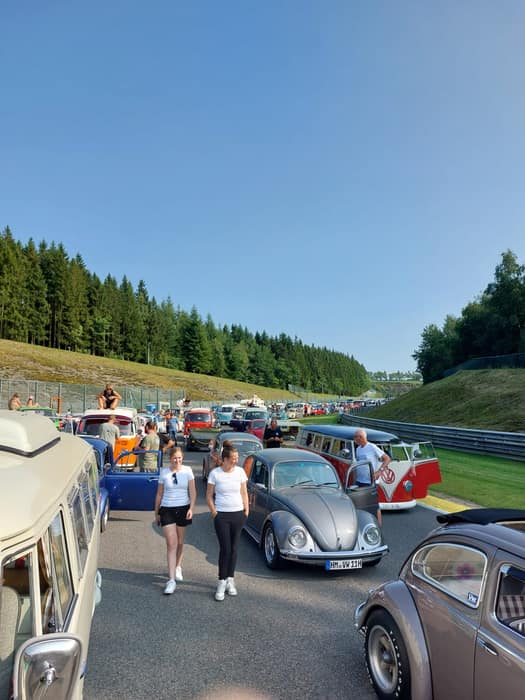 Aircooled Volkswagens at Le Bug Show 2025, Spa Francorchamps.