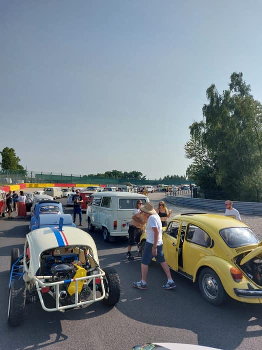 Aircooled Volkswagens at Le Bug Show 2025, Spa Francorchamps.