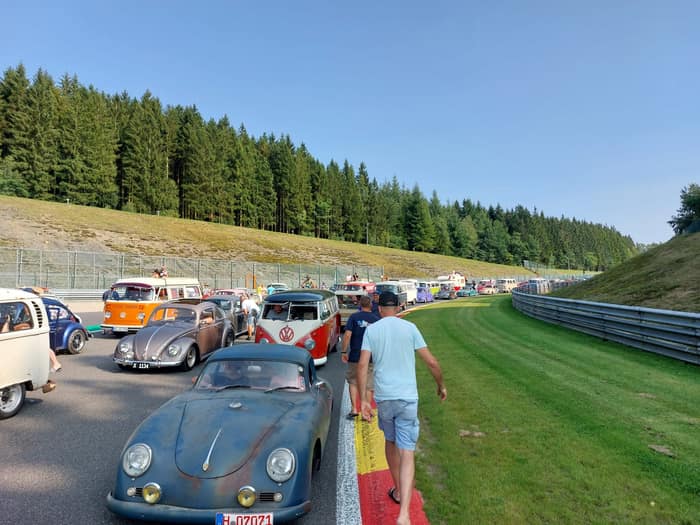 Aircooled Volkswagens at Le Bug Show 2025, Spa Francorchamps.