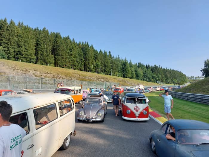 Aircooled Volkswagens at Le Bug Show 2025, Spa Francorchamps.