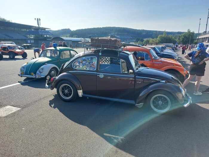 Aircooled Volkswagens at Le Bug Show 2025, Spa Francorchamps.