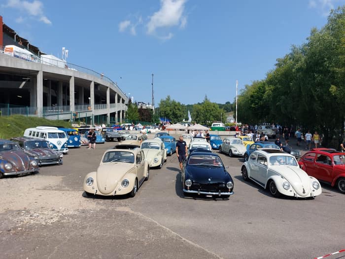 Aircooled Volkswagens at Le Bug Show 2025, Spa Francorchamps.