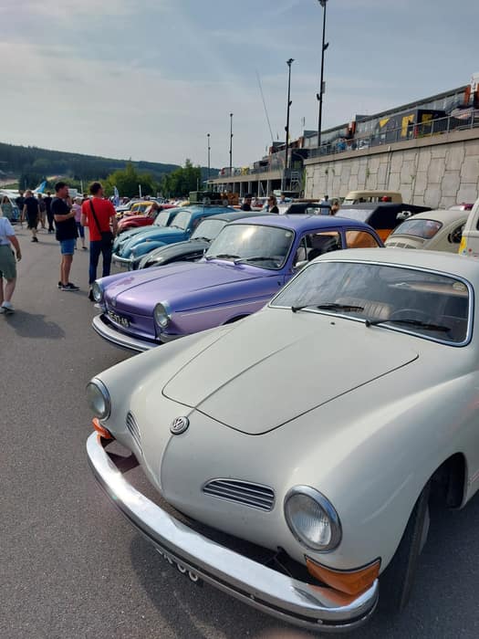 Aircooled Volkswagens at Le Bug Show 2025, Spa Francorchamps.