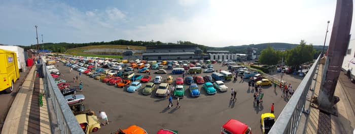 Aircooled Volkswagens at Le Bug Show 2025, Spa Francorchamps.