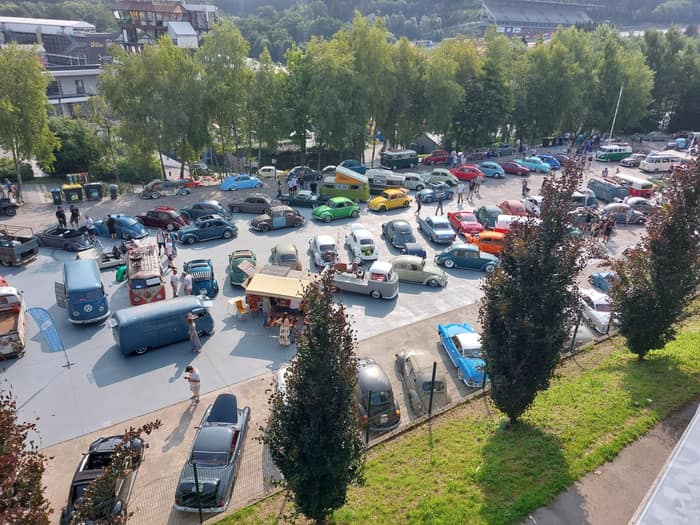 Aircooled Volkswagens at Le Bug Show 2025, Spa Francorchamps.