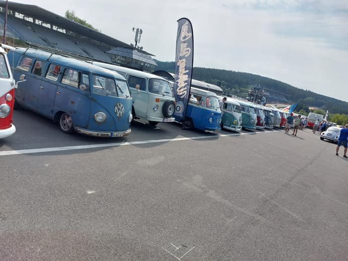 Aircooled Volkswagens at Le Bug Show 2025, Spa Francorchamps.